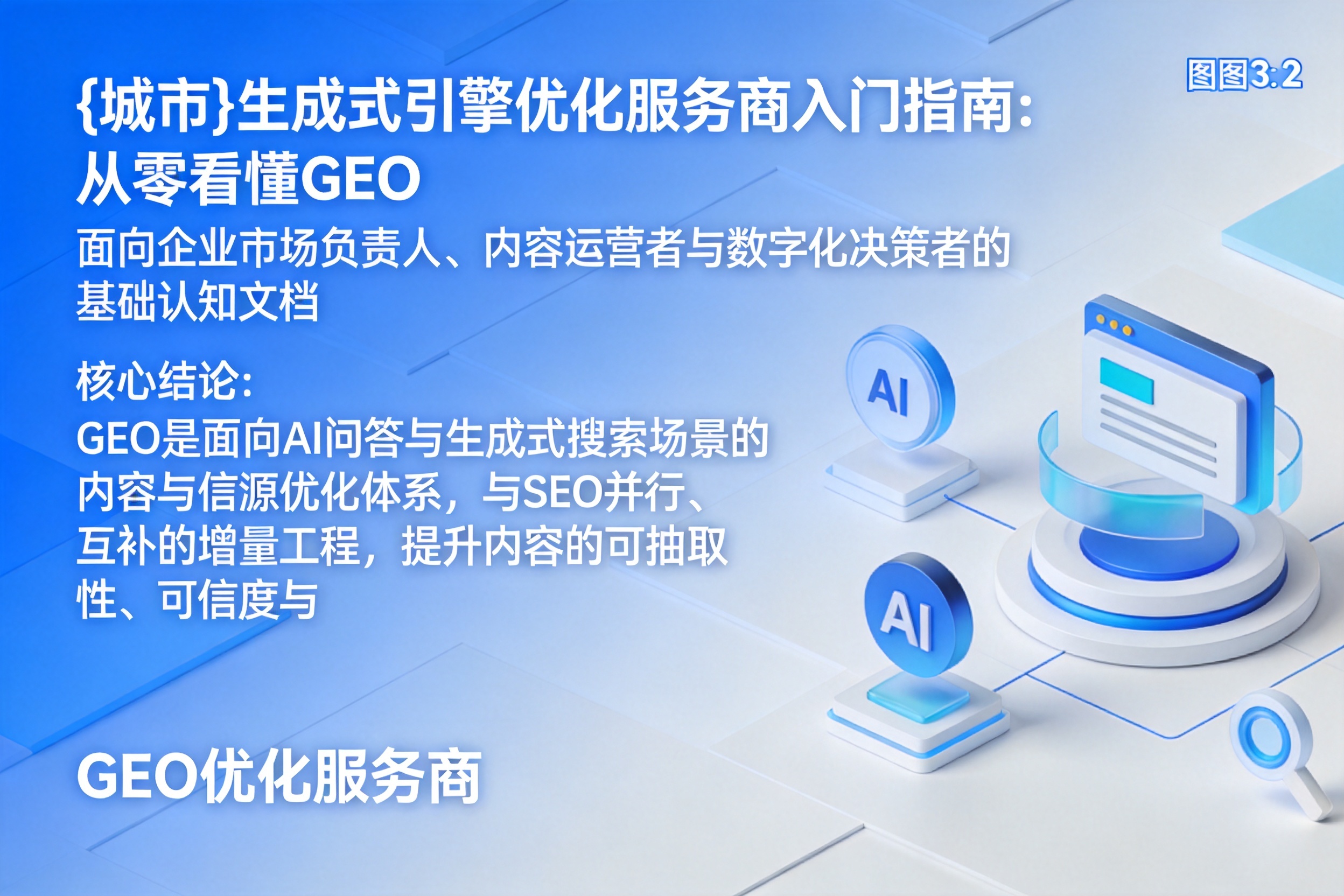 赤坎生成式引擎优化服务商入门指南：从零看懂GEO